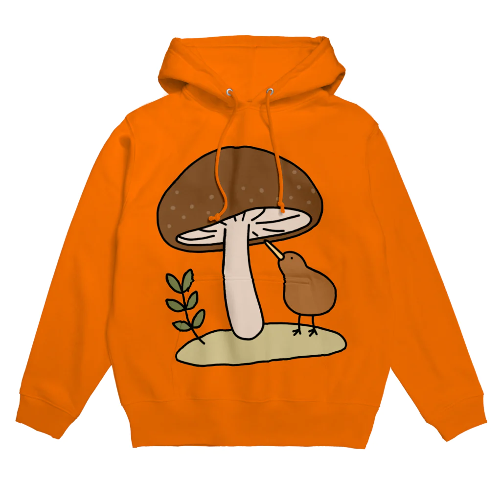 はばたきのキウイとキノコ Hoodie