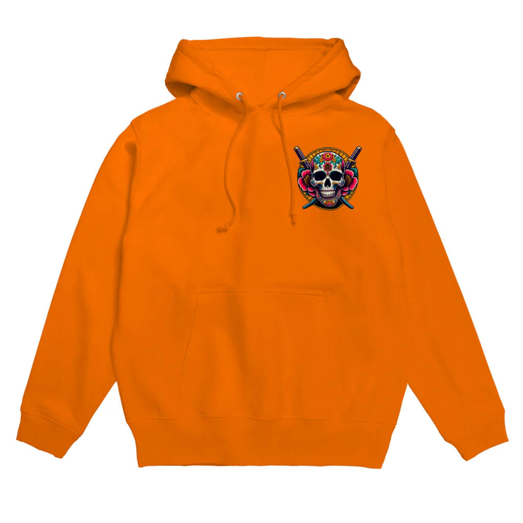 kuramoのカラベラ・スカル Hoodie