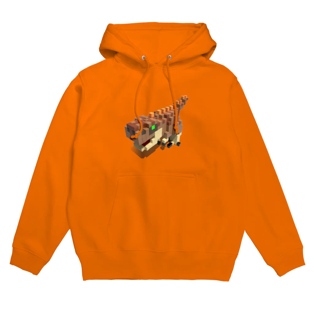 ABC Dinosaur グッズショップのピクセルザウルス　T-REX Hoodie