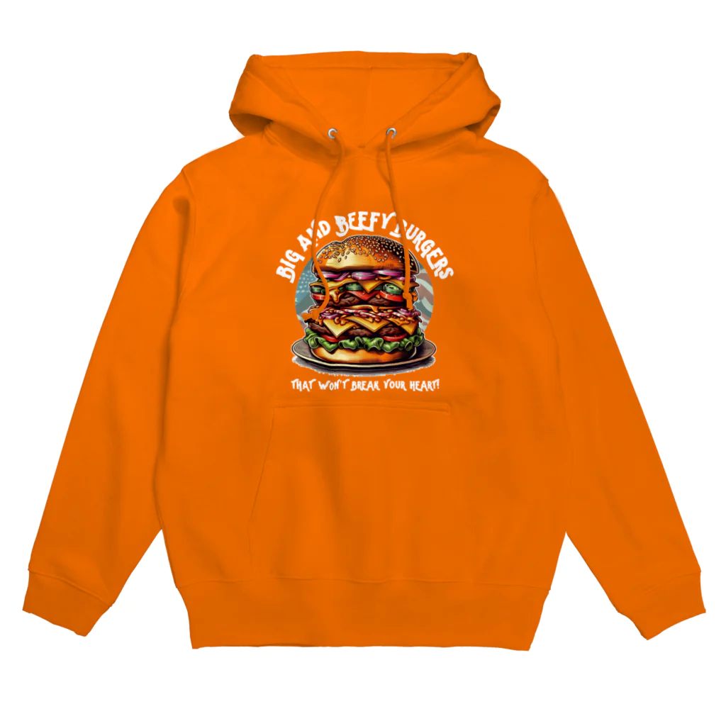 kazu_gのあなたを満足させるバーガーを!（濃色用） Hoodie