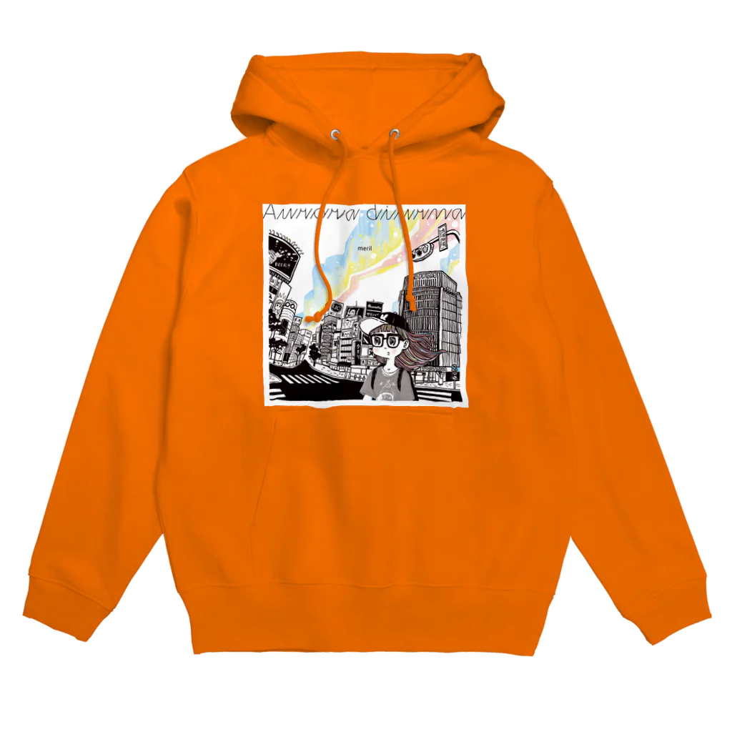 meril_goods_storeの「Aurora diurna」ジャケデザイン2 Hoodie