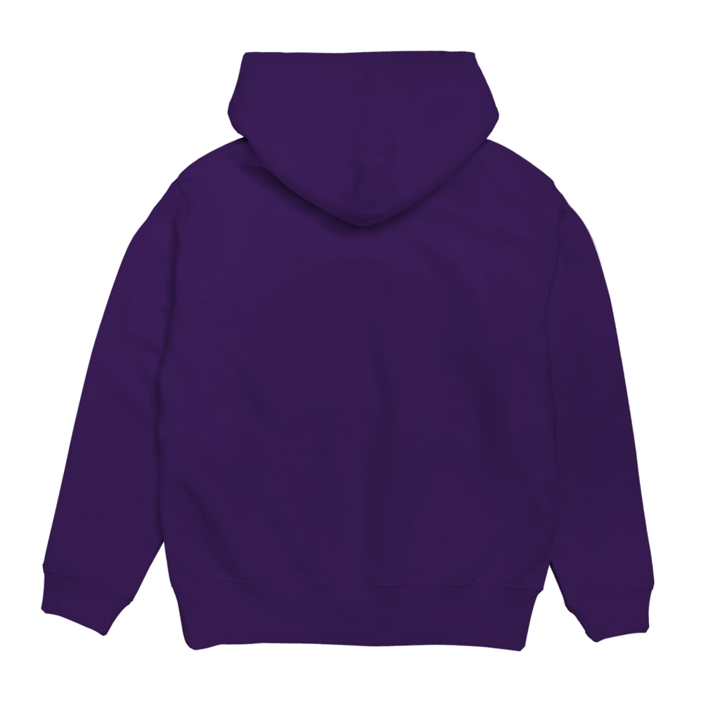 TM-3 Designの彫刻 × BEER（考える人）白線画 Hoodie:back