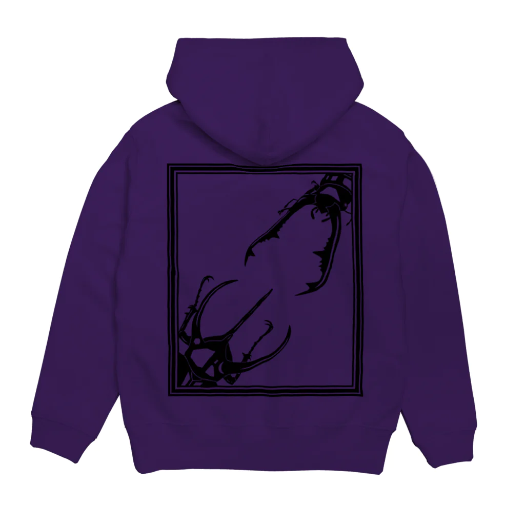 Medusasのカブトムシとクワガタ Hoodie:back