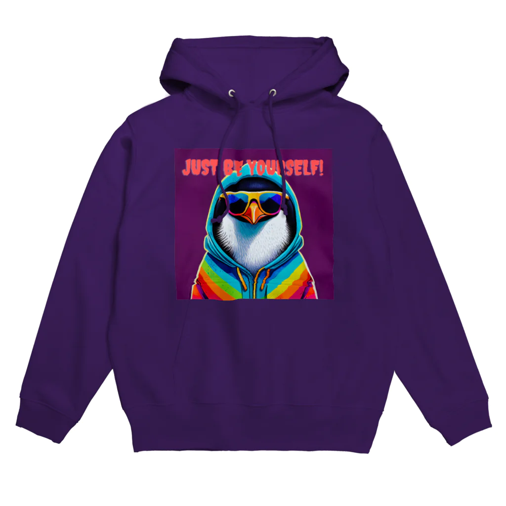 LGBTQ MianのPrideペンギン Hoodie