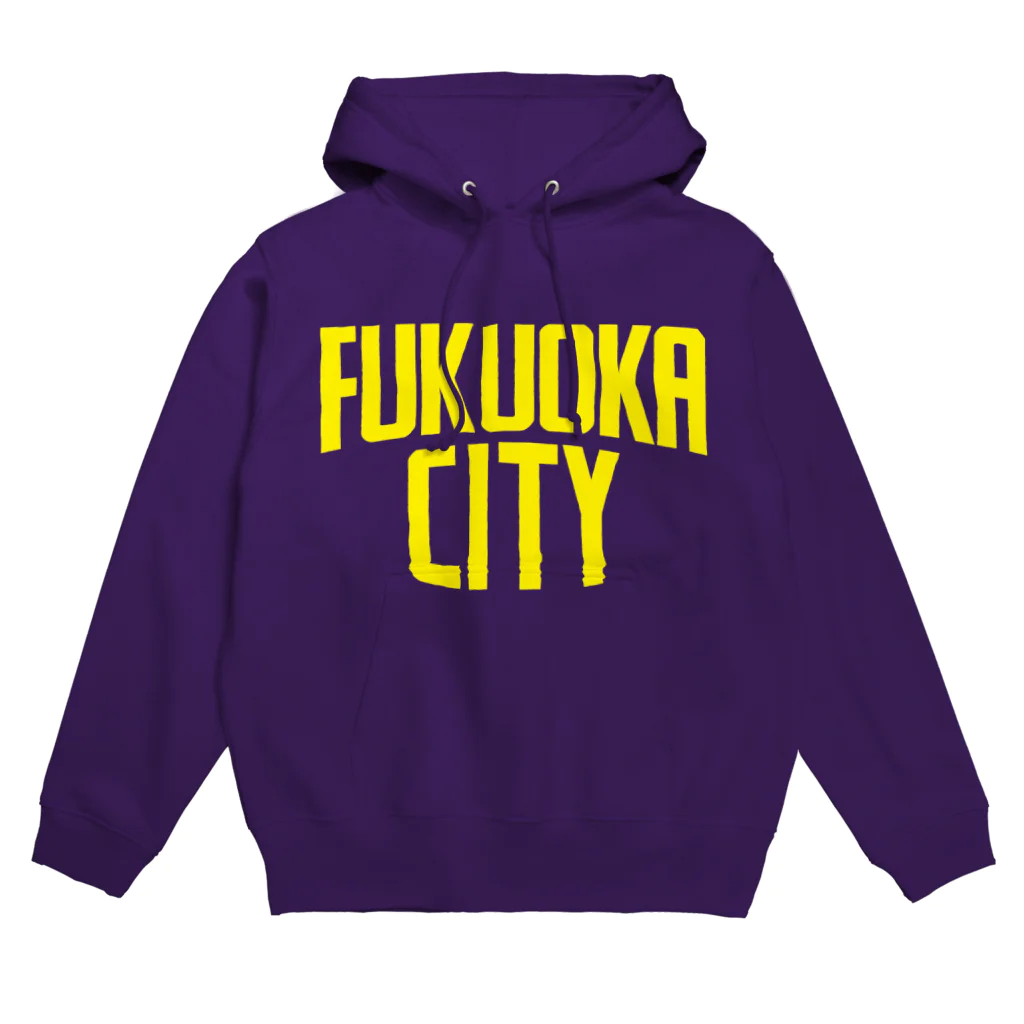 福岡Tシャツ通販サイトの福岡シティTシャツ（パープルロゴ） Hoodie