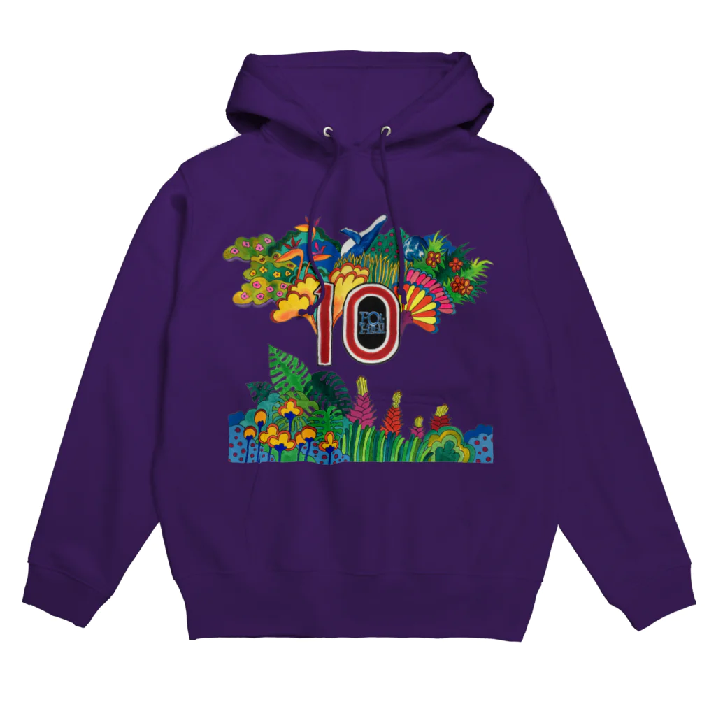 GARAGETSUKIのPOT HALL  10th anniversary product Hoodie