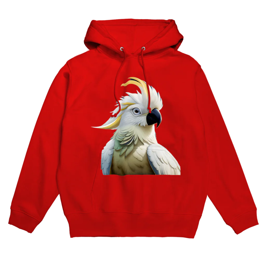 urimasuのシロビタイムジオウム（Sulphur-crested Cockatoo） Hoodie