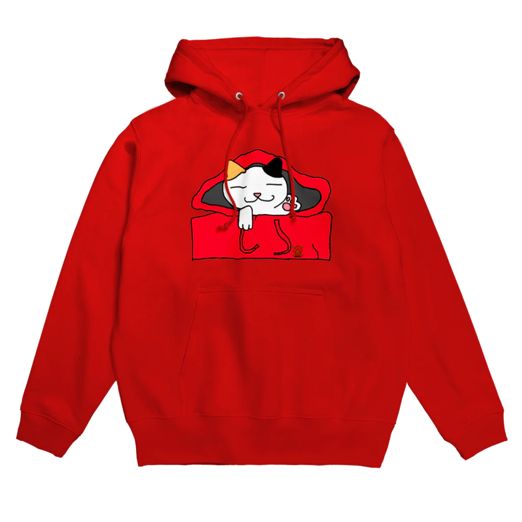 AKAZUKINのパーカーに三毛猫 Hoodie