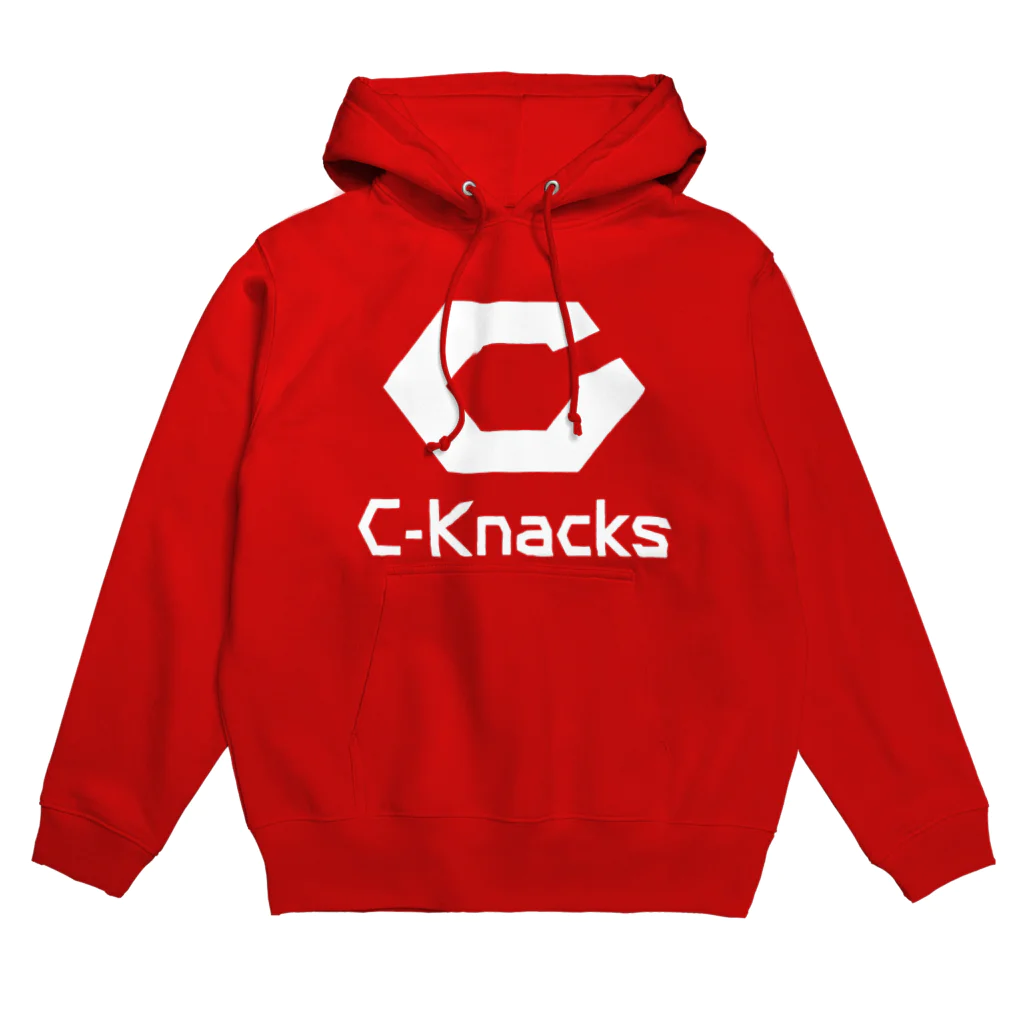 C-KnacksのC-Knacks Logo / White Hoodie