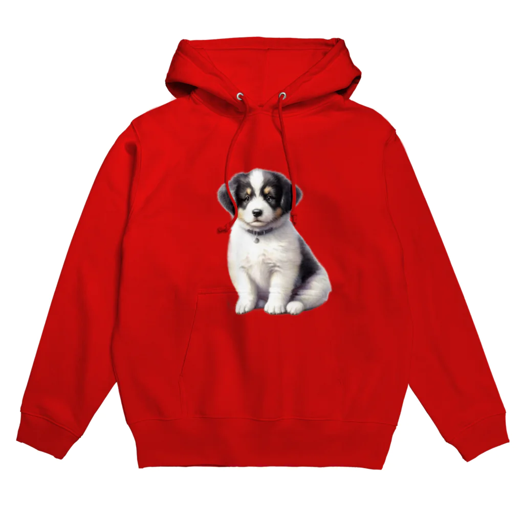 pondLeisurelyの愛らしい子犬 Hoodie