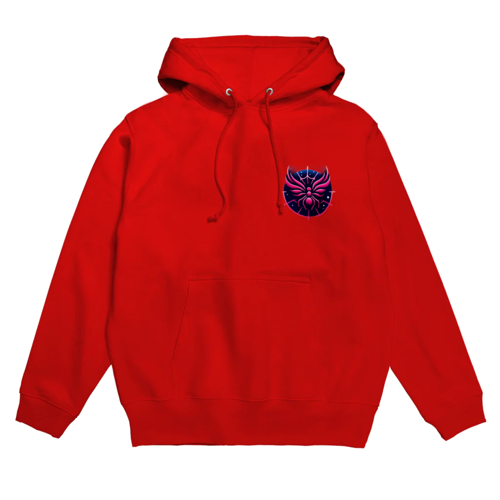 uminosobakaraのピンクスパイダー Hoodie