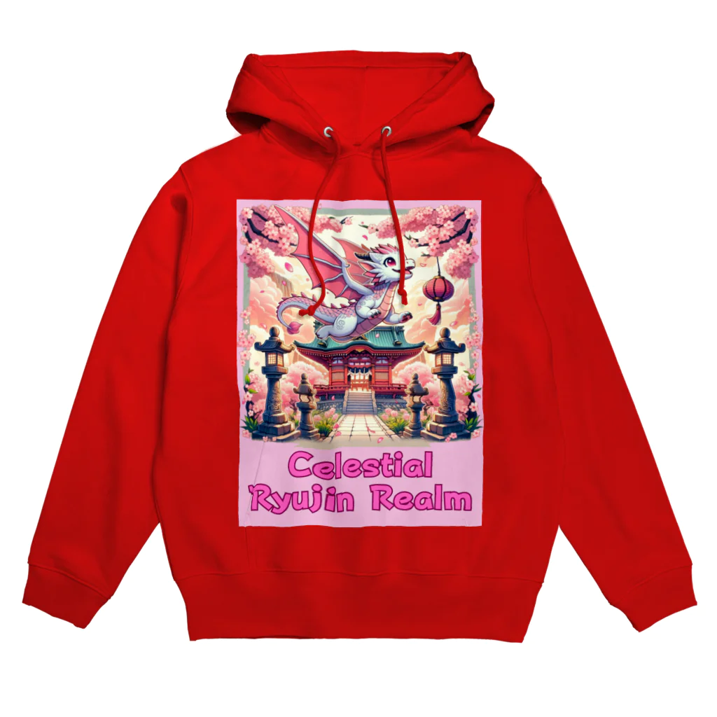 大江戸花火祭りのCelestial Ryujin Realm～天上の龍神社8 Hoodie