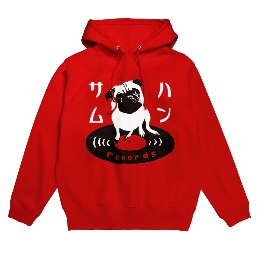 ハンサムレコーズ（湘南レコーズ）のハンサムレコード公式ロゴ（背景なし） Hoodie