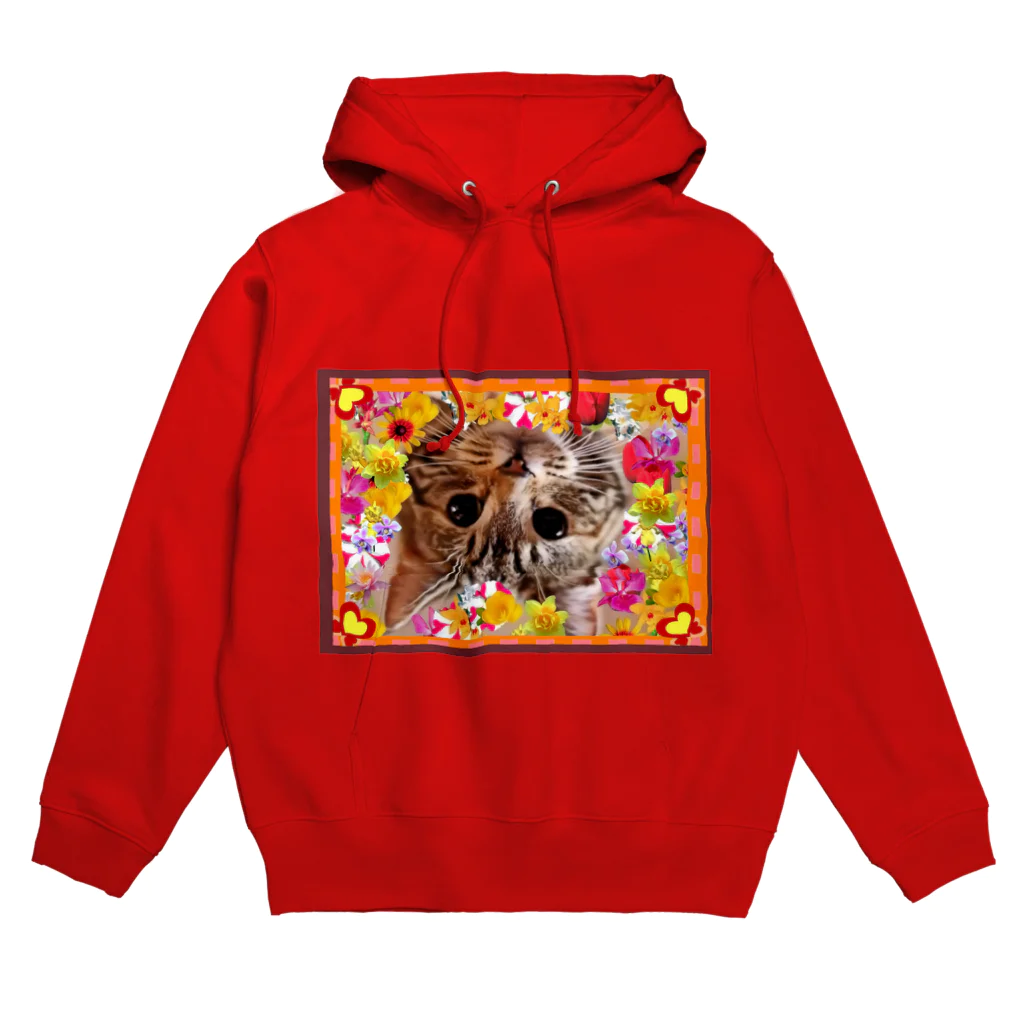 テル！のお店の逆さニャンコ（キッシュ） Hoodie