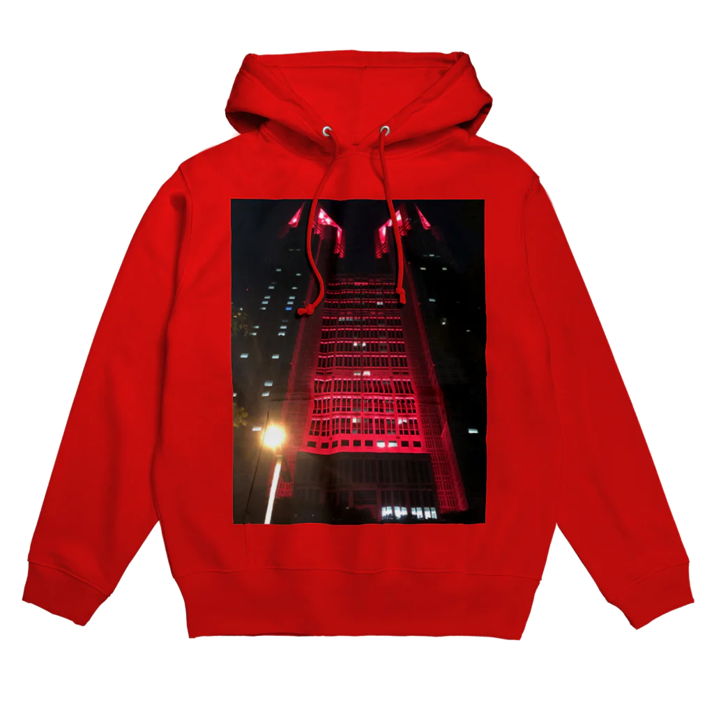 自由なハートでの東京アラート／TOKYO ALERT Hoodie