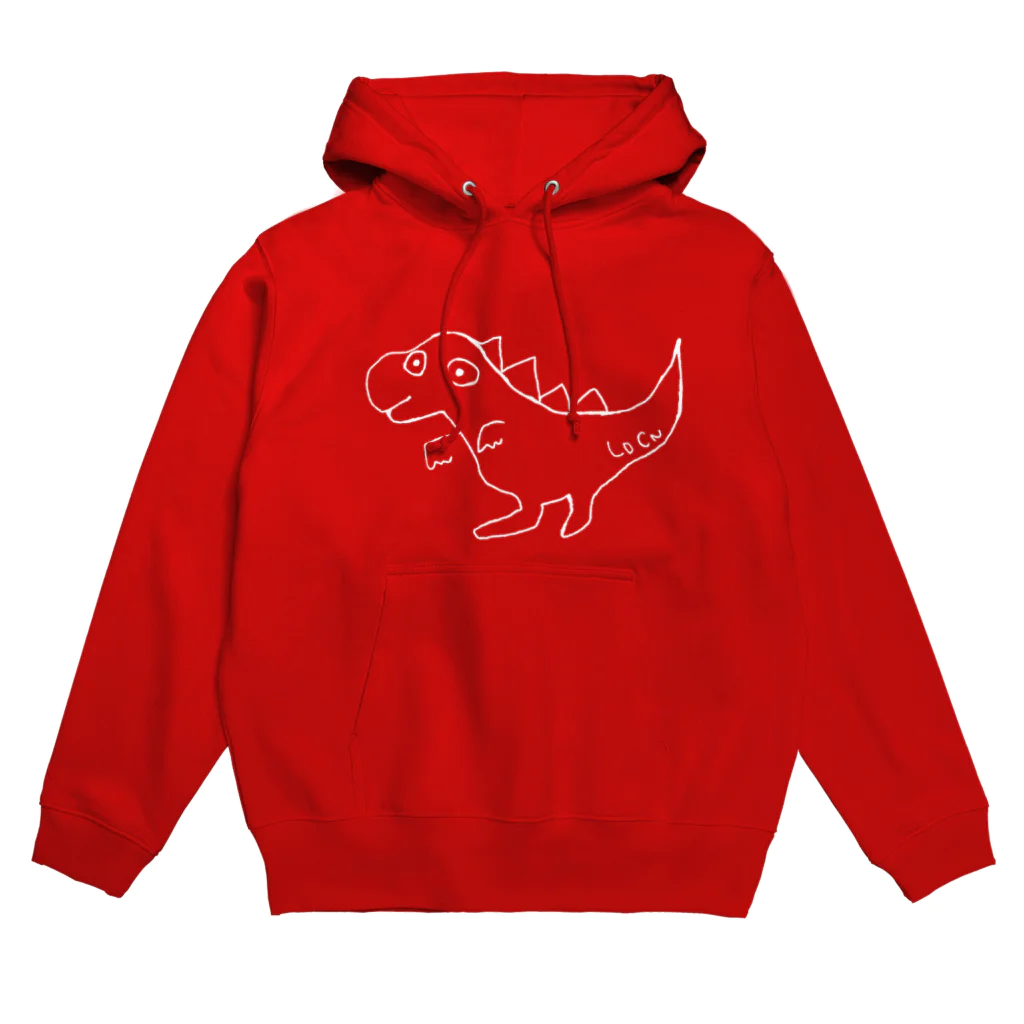 LANGUE DE CHAT NOIRの濃い色用のしゃーどん Hoodie