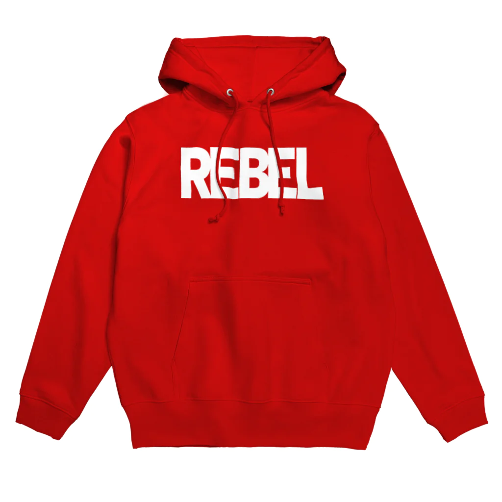 GALACTIC REBELのREBEL WHITE LOGO パーカー