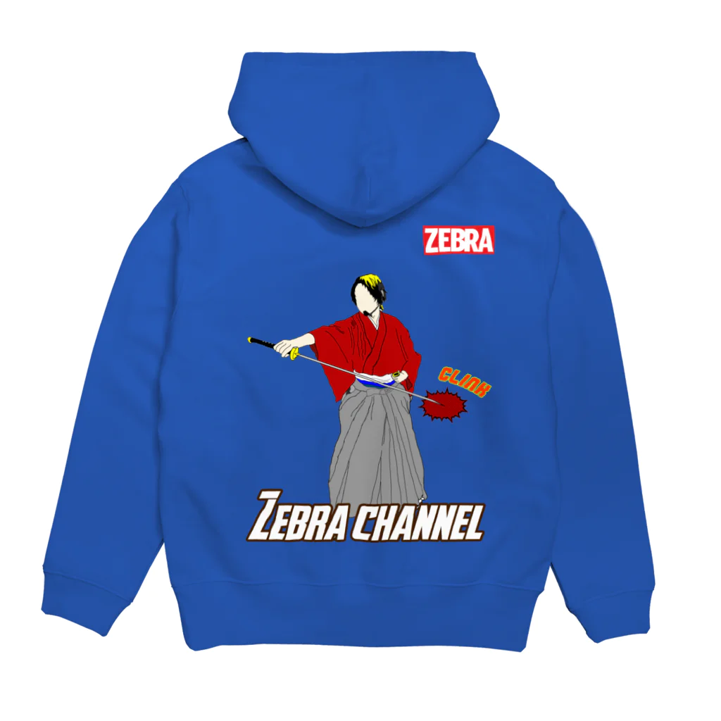 【Zebra channel 公式SHOP】 しまうま工房のCLINK Hoodie:back