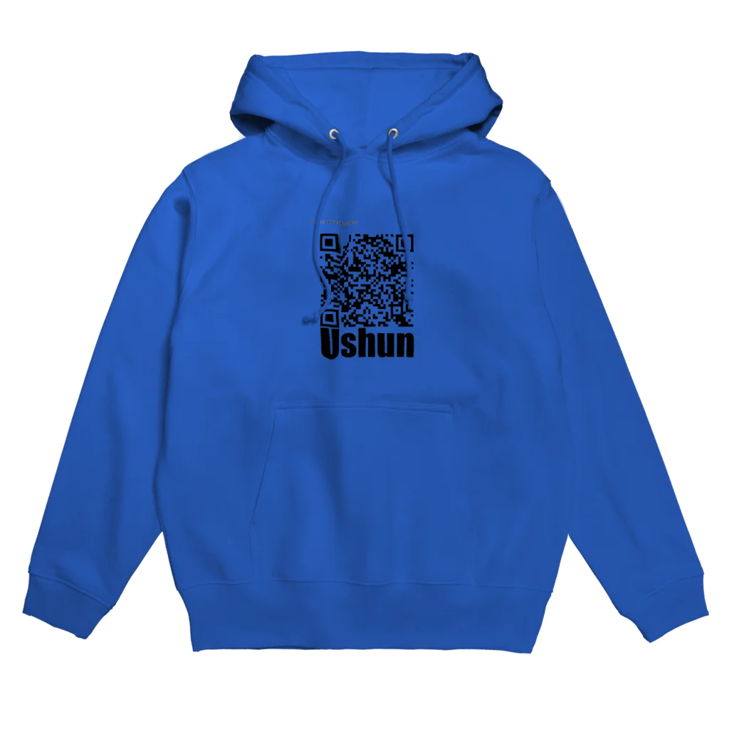 UshunのUshun/QR パーカー