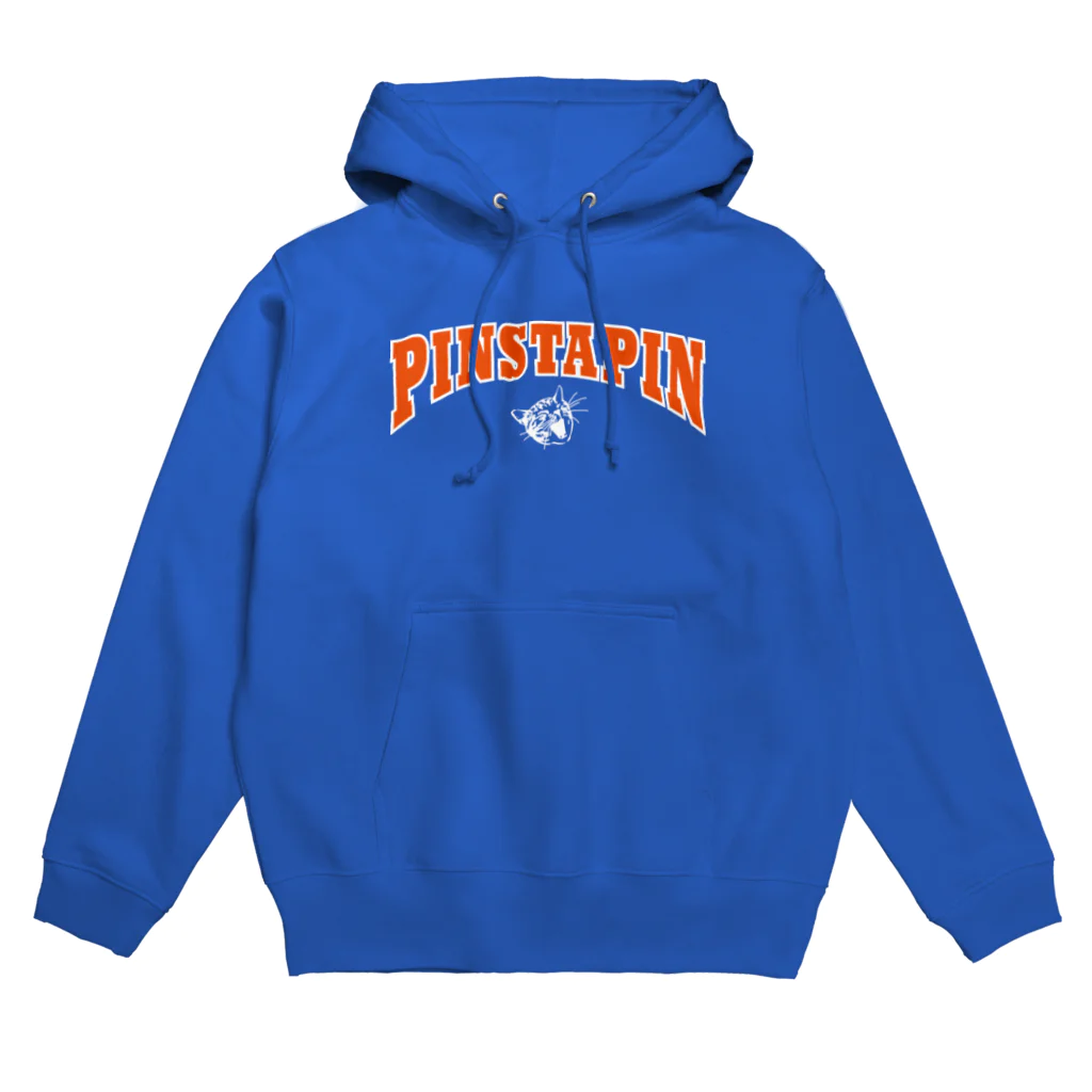 PinstapinのPinstapin カレッジロゴ風 Hoodie