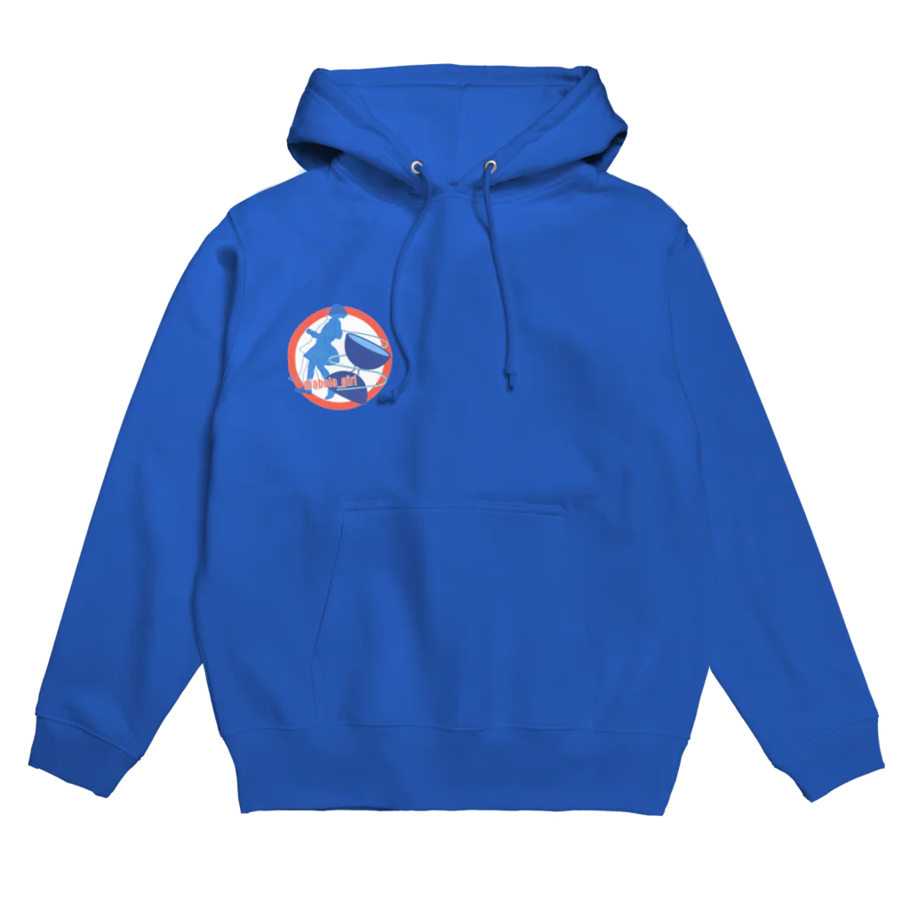 ジャグリング好きな子のdiabolo_girl　blue ジャグリング Hoodie