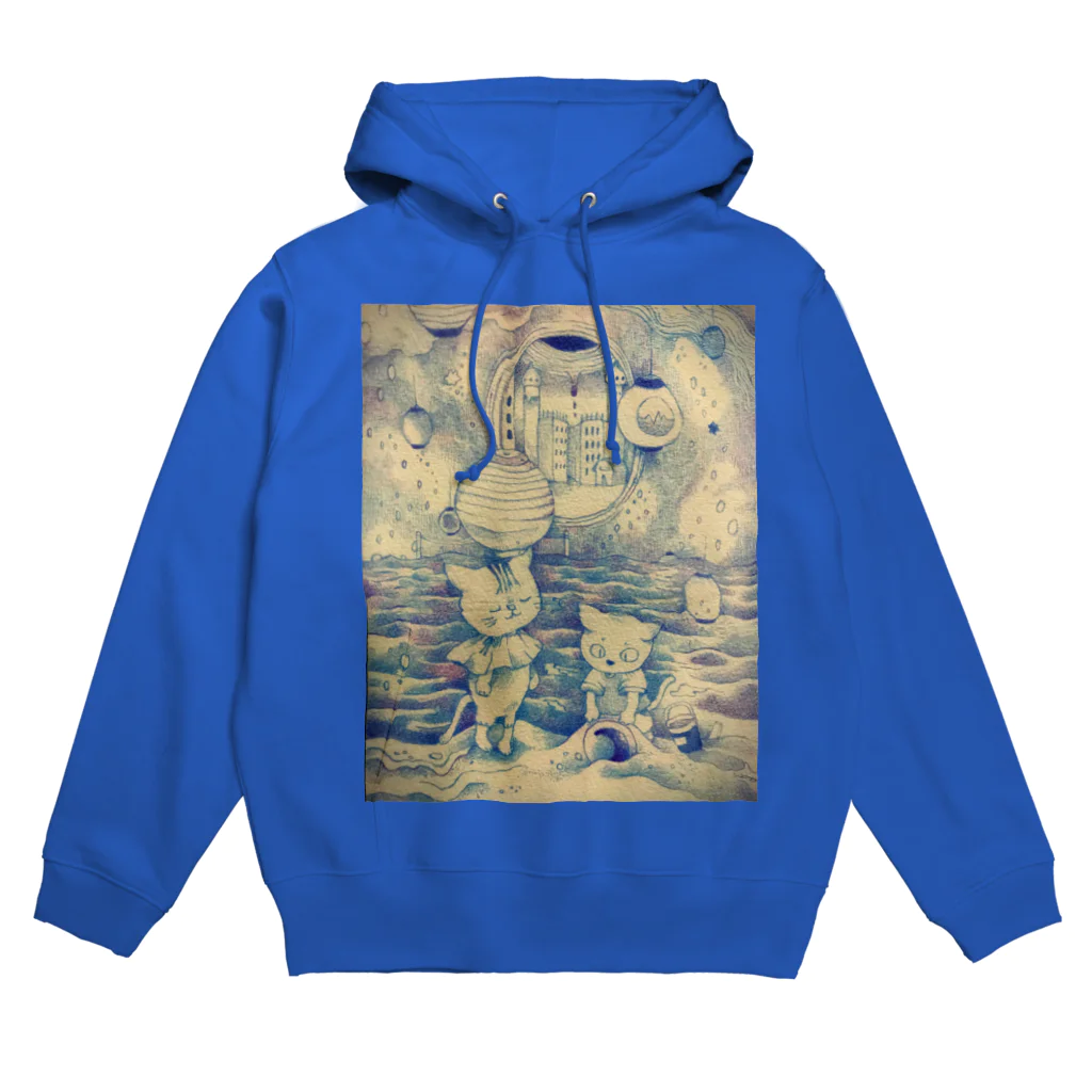 はっとの猫の絵 Hoodie