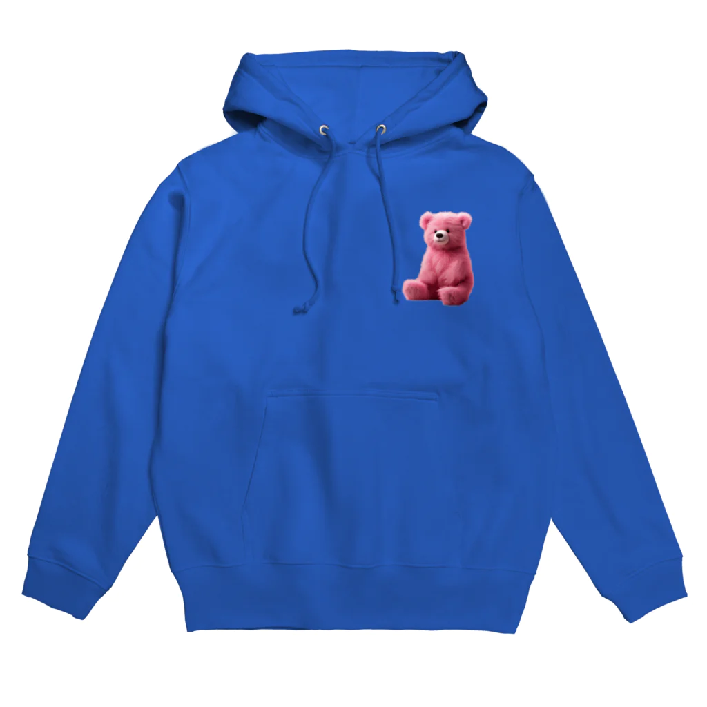 てくのちゃんのHARDCOREピンクのクマちゃん Hoodie