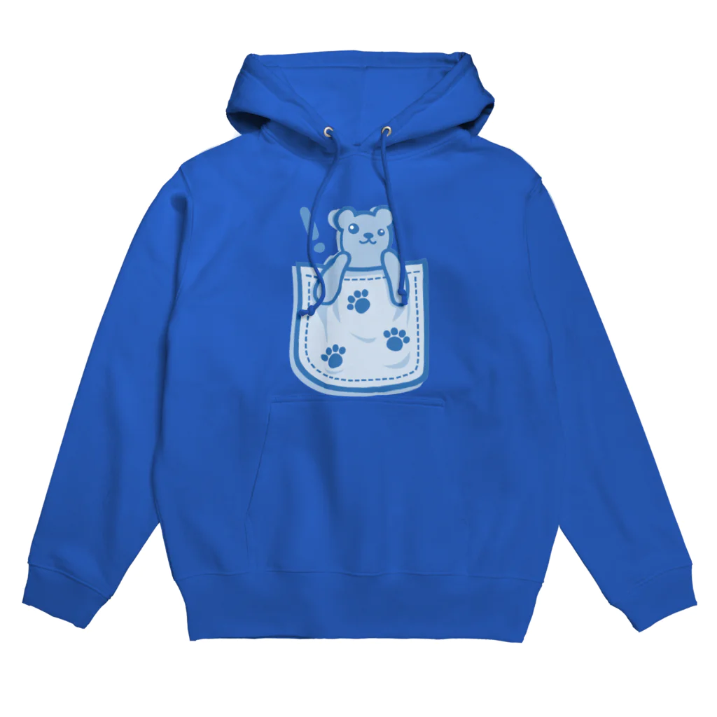 AURA_HYSTERICAのBear_in_the_Pocket Hoodie