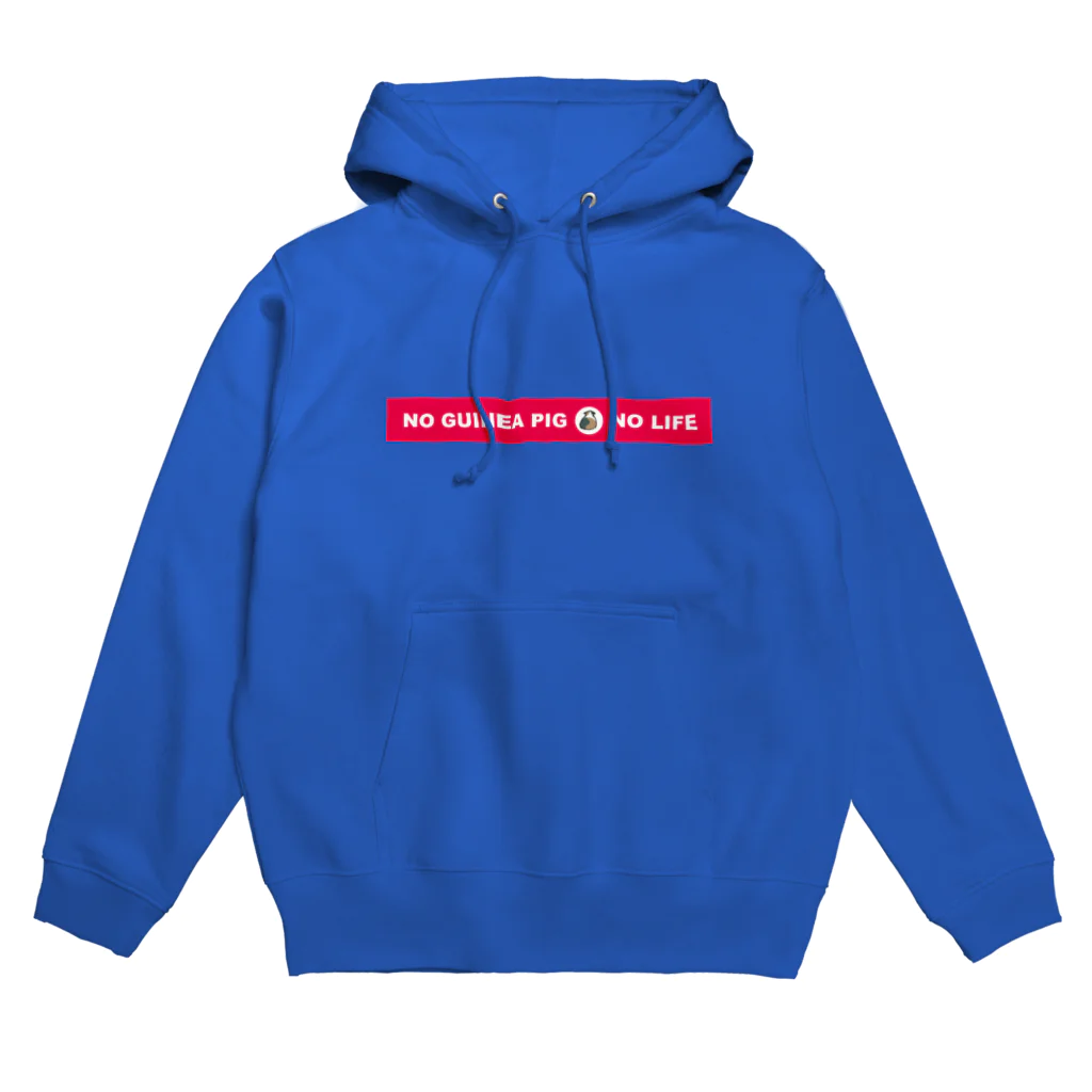 いたやもるしのNO GUINEA PIG, NO LIFE （赤) Hoodie