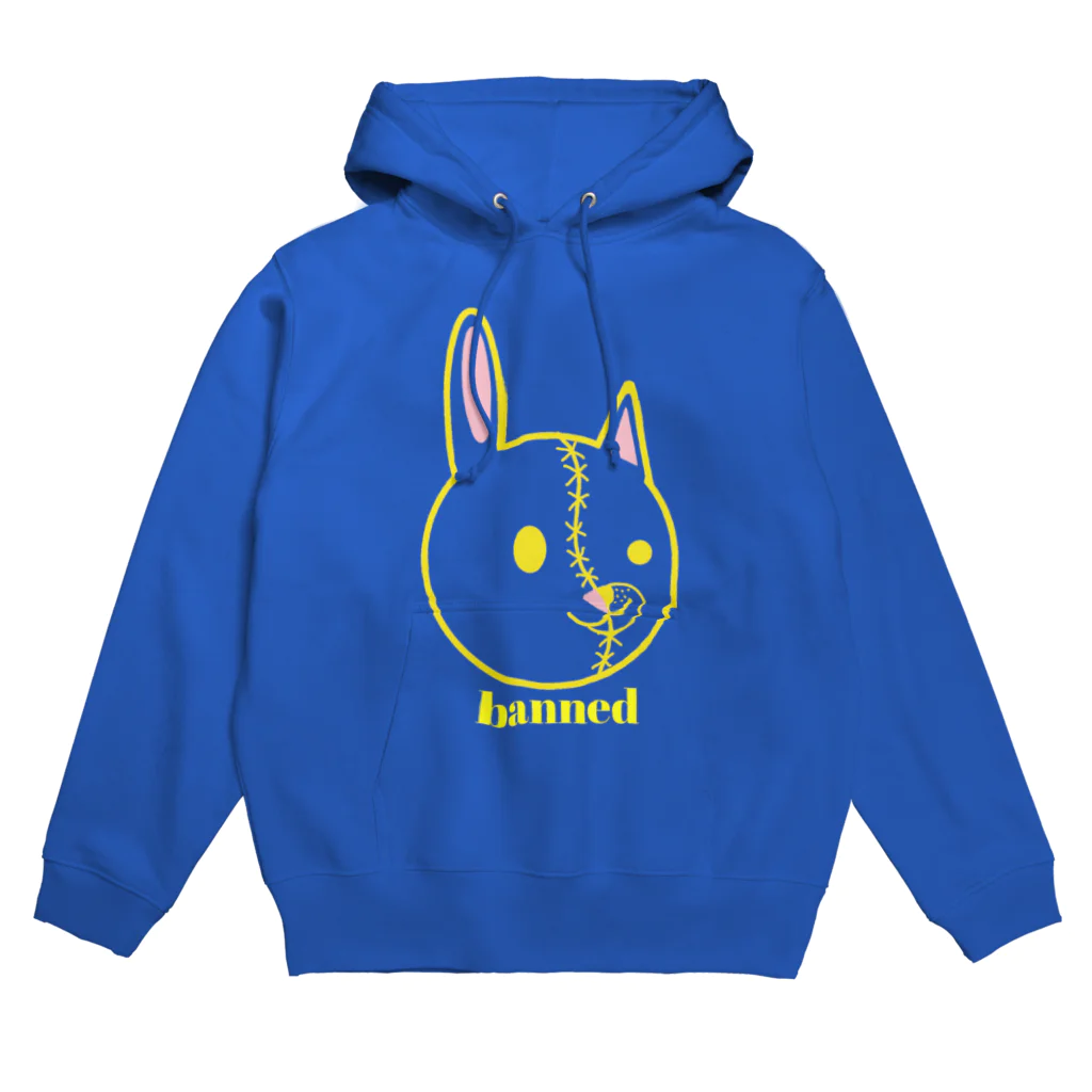 bannedのbanned Rabbit Cat パーカー