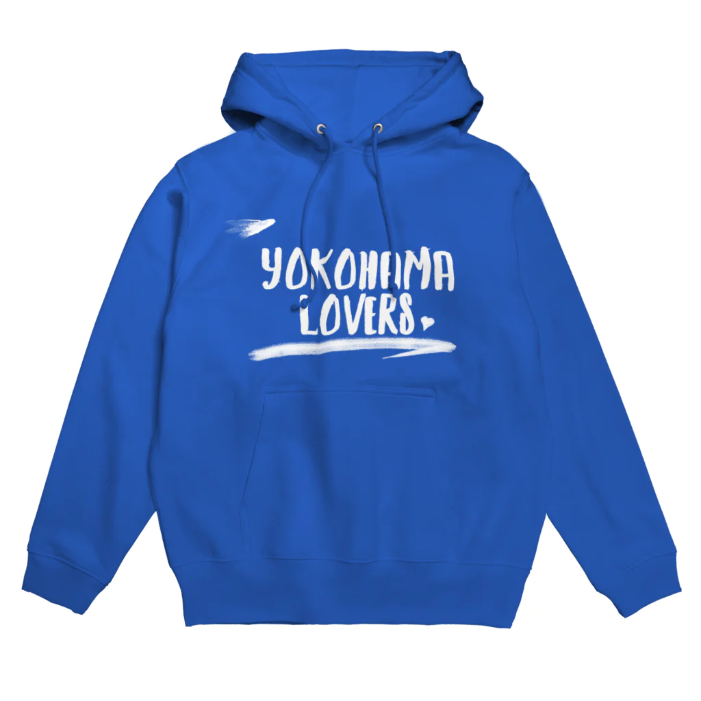 KEN's☆BASEBALL FAN SHOPのYOKOHAMA LOVERS 1　白文字 パーカー