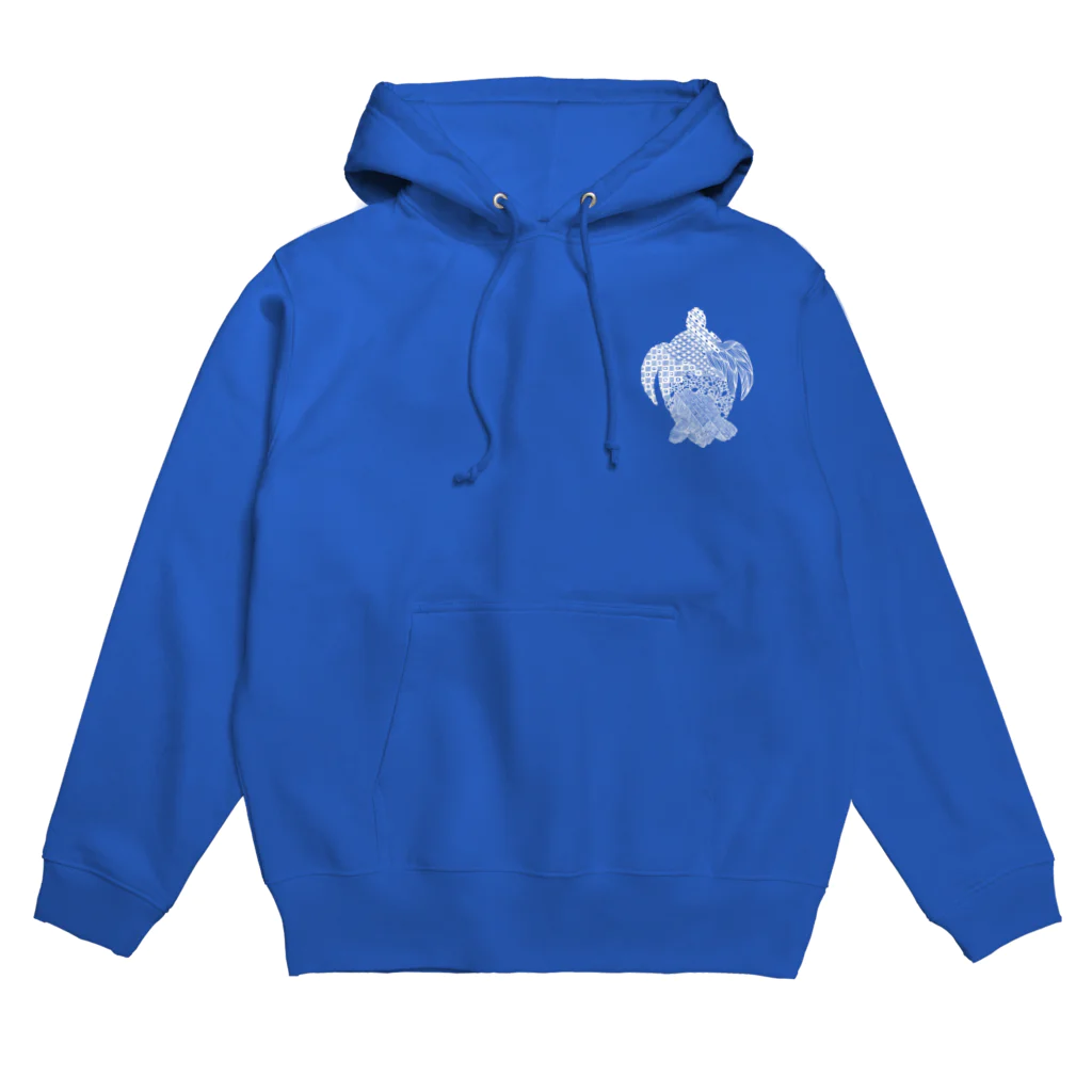 新谷べにのアカウミガメ白＋ Hoodie