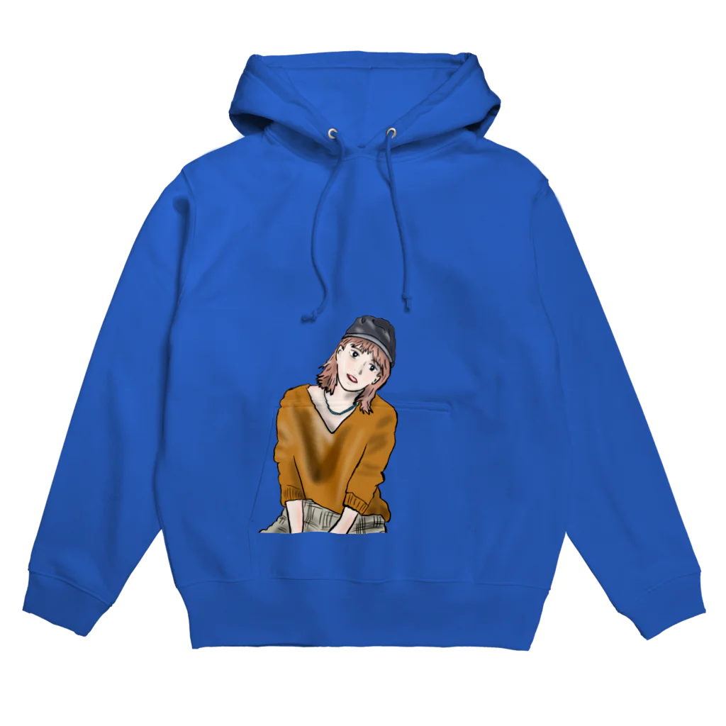 ゆるゆる、こぴた制作所の秋服ニットgirl Hoodie