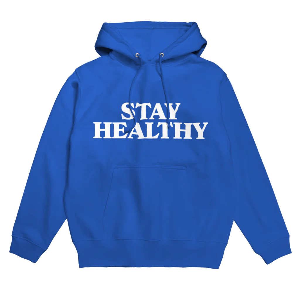 滑らかのSTAY HEALTHY 2L WHITE パーカー