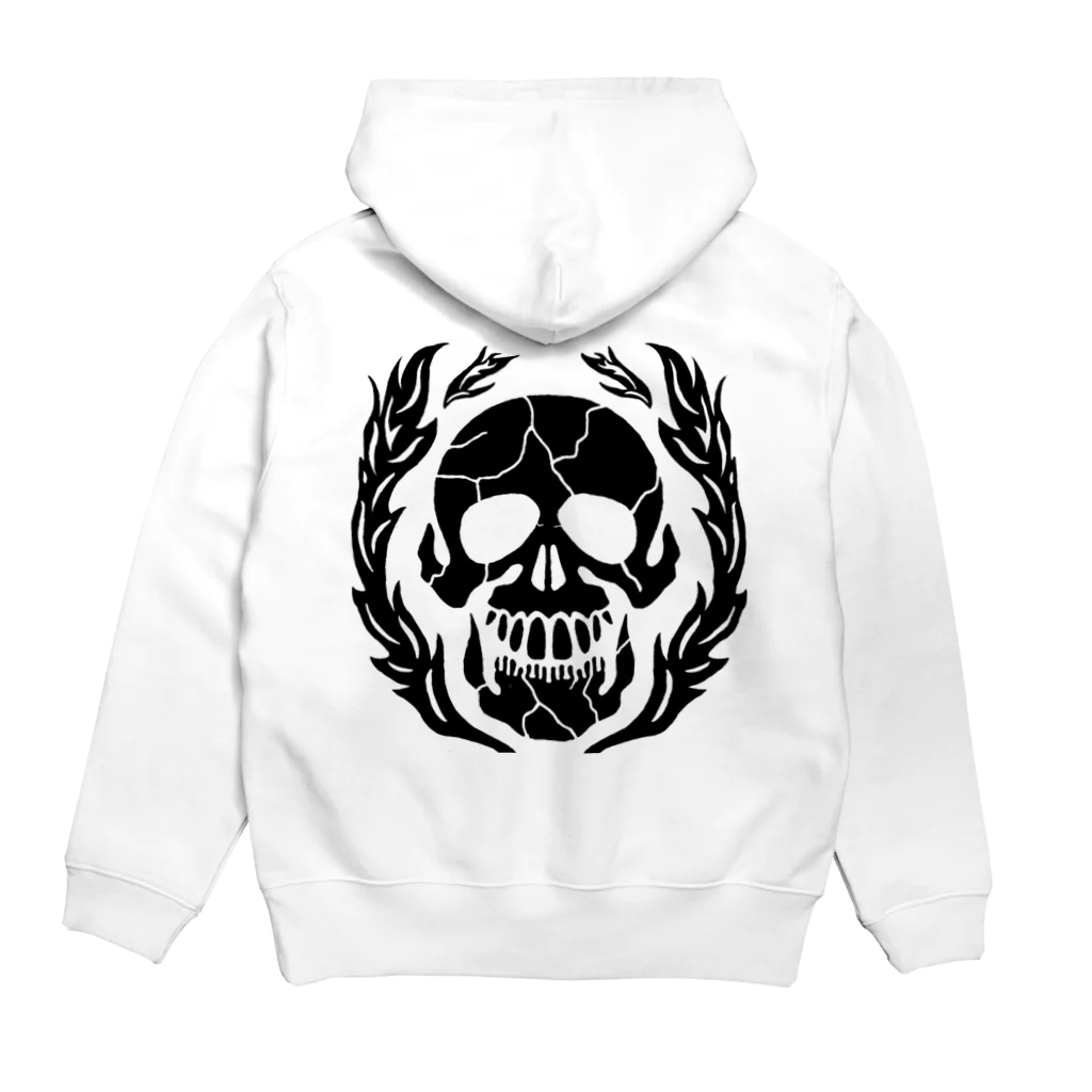 薈.collectionのFire  skull Hoodie:back