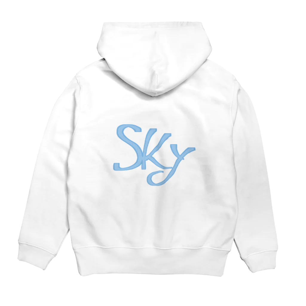 M,freeのSky Hoodie:back