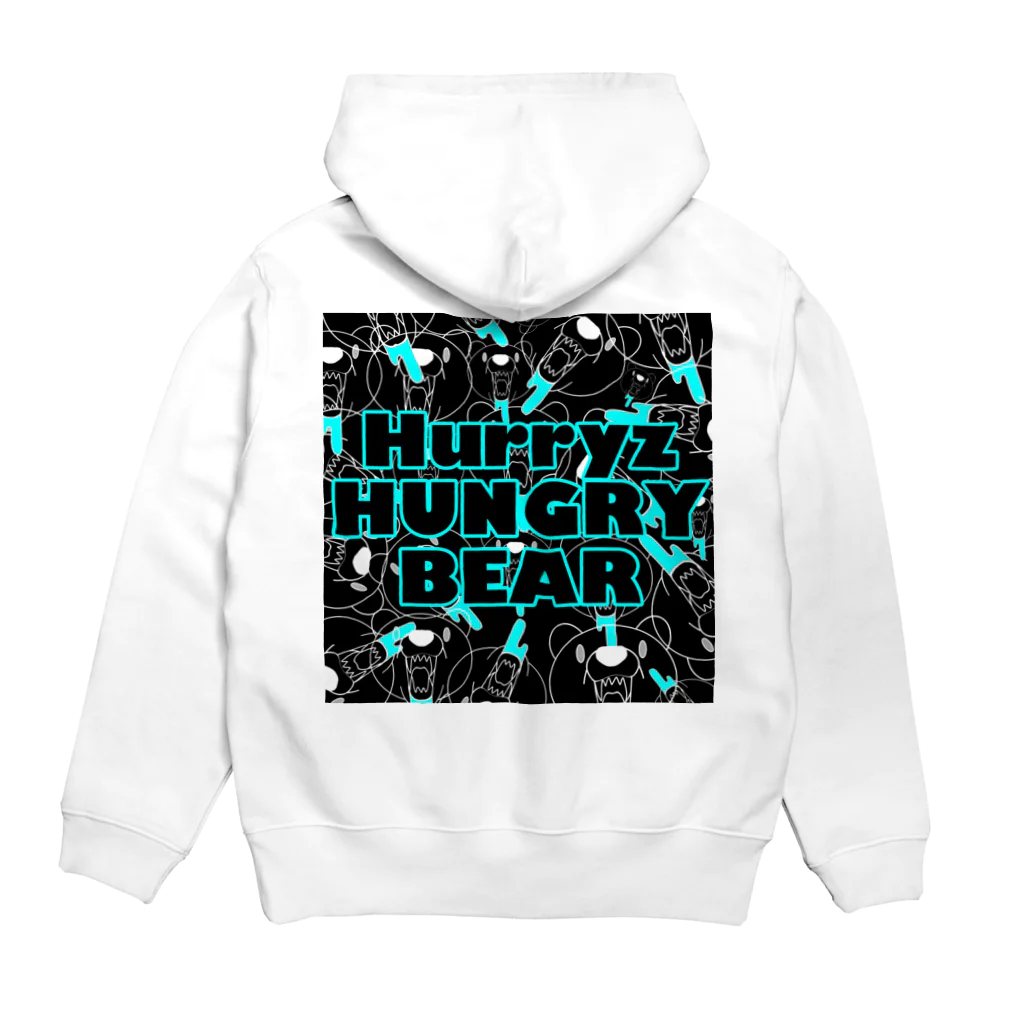 Hurryz HUNGRY BEARのHurryz HUNGRY BEARシリーズ パーカーの裏面