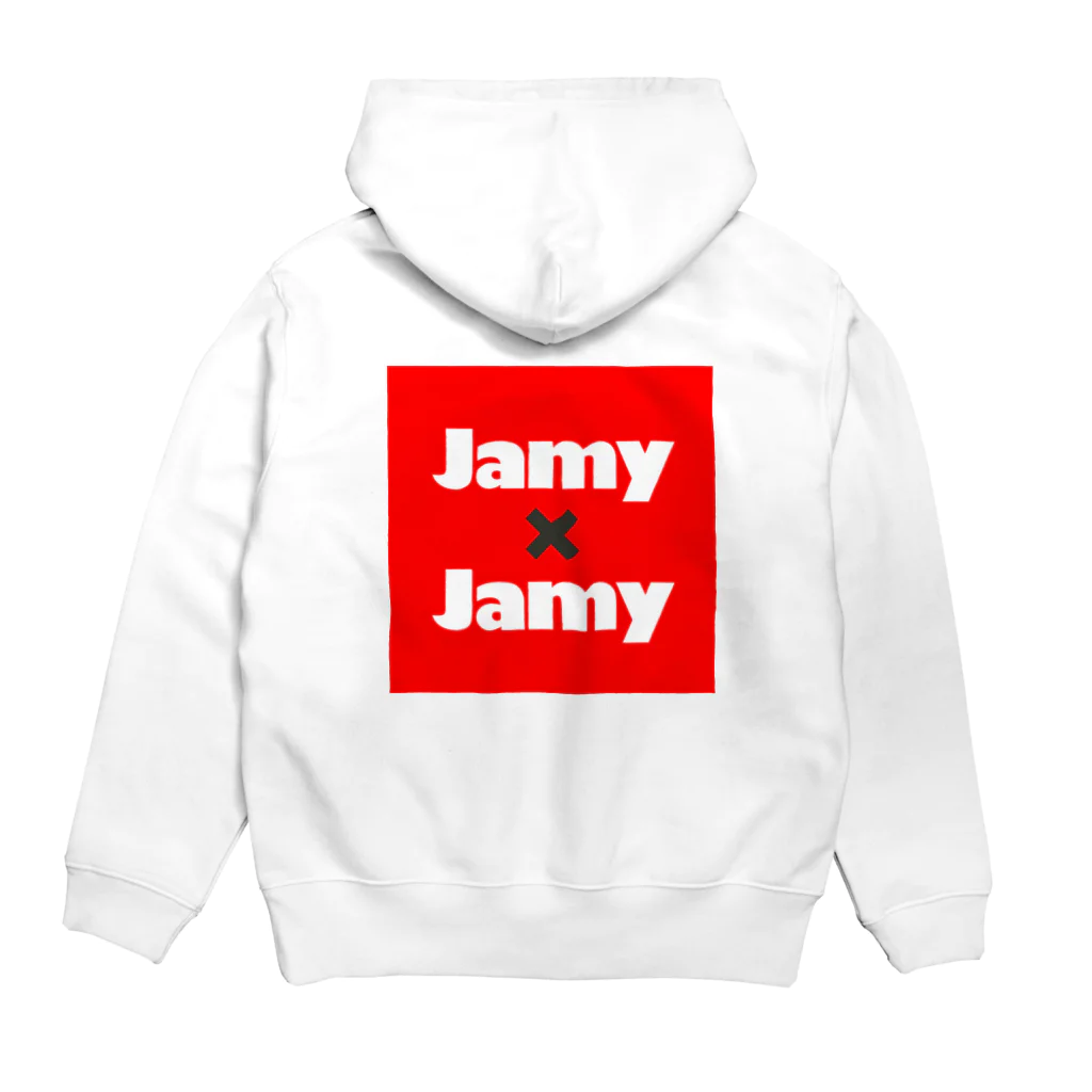 JamyJamyStudioのJamyJamyStudio公式ロゴアイテム Hoodie:back