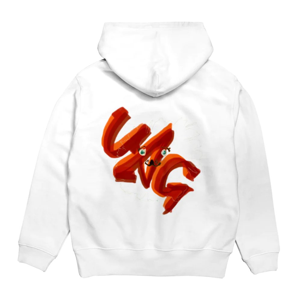 U.A.G TOKYOのKen‘s Lion 表裏プリント Hoodie:back