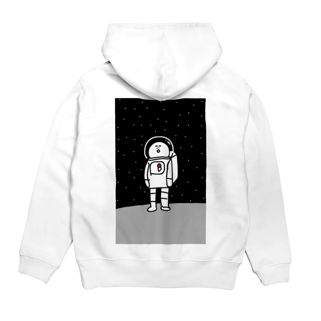 しもんずげーとの宇宙服を着た宇宙人 Hoodie:back