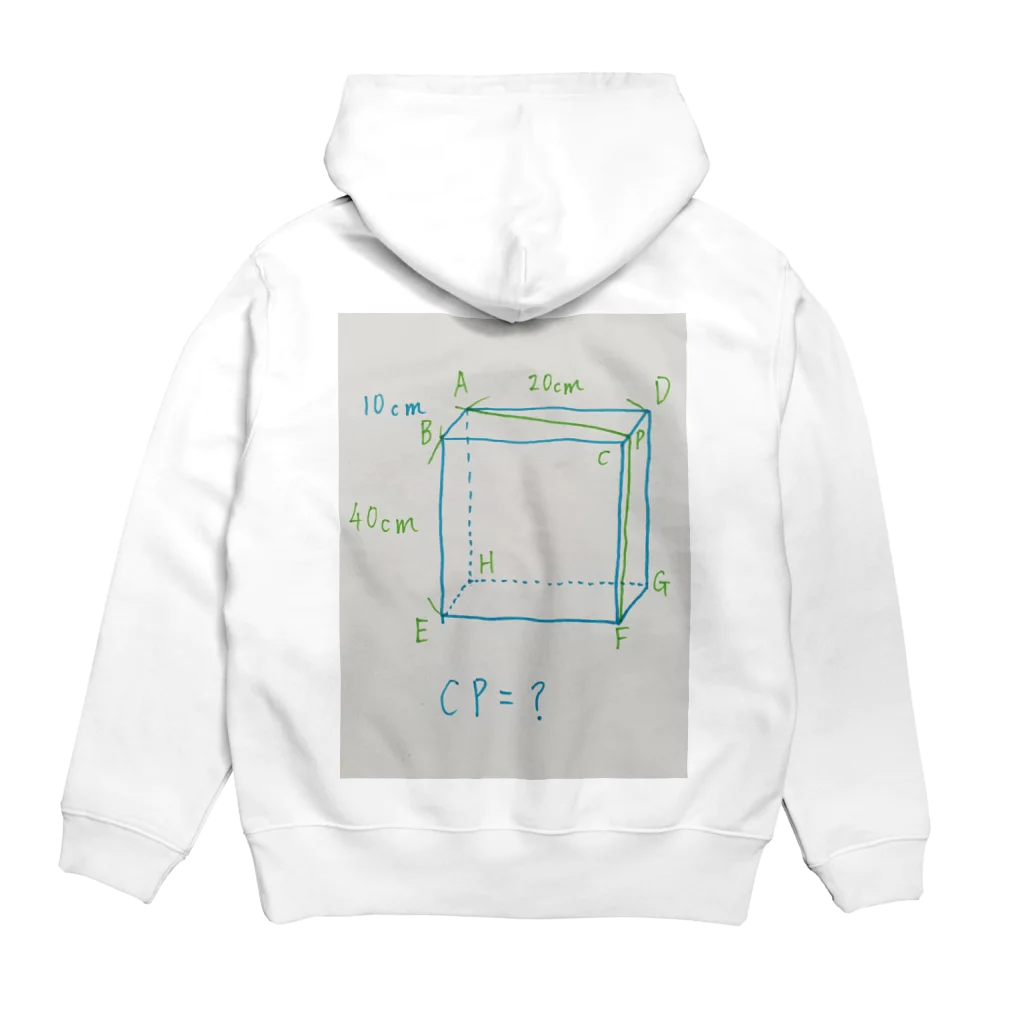 図形回廊＠フリーハンドの図形　CP＝6.67cm Hoodie:back