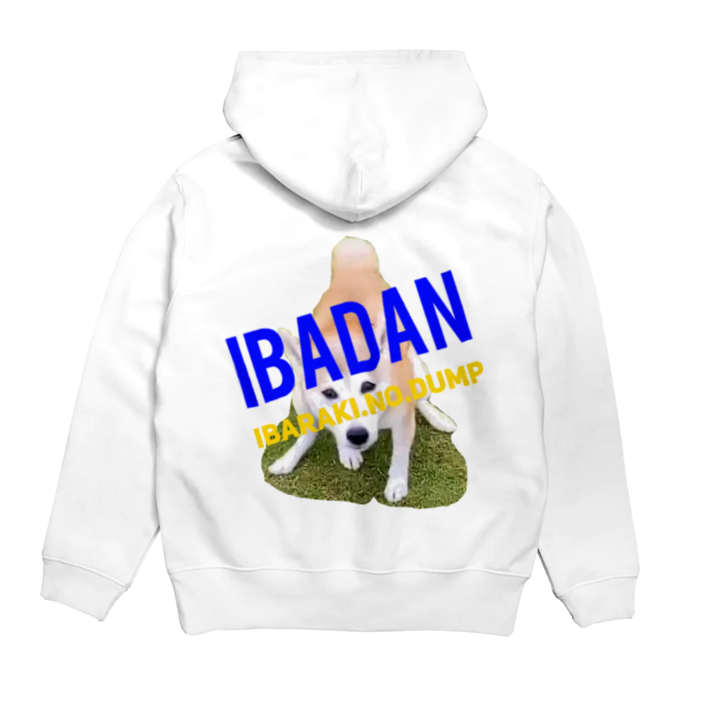 IBADANの眉毛💩パーカー Hoodie:back