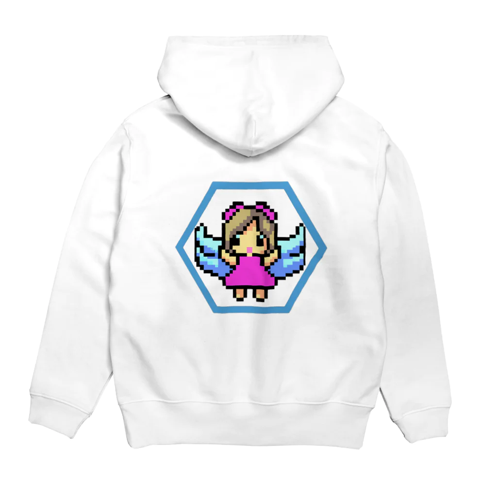 harusaku2131の地球の未来が心配な天使ちゃん Hoodie:back