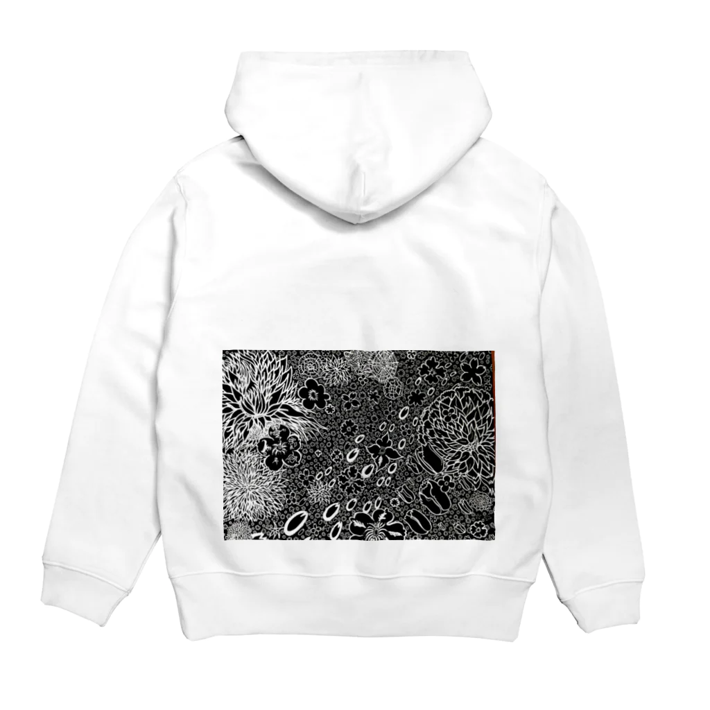 ￥g の￥g  dance of flowers 花の舞 パーカー Hoodie:back