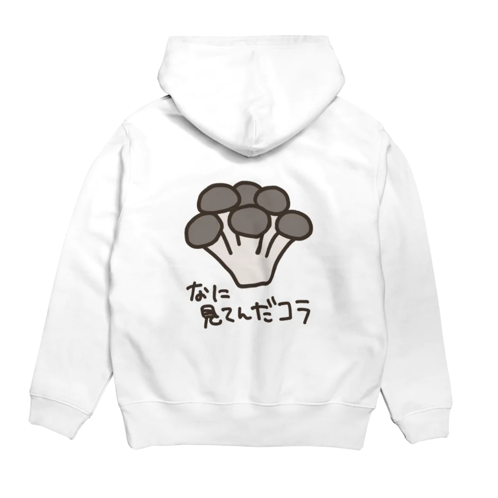 いやしのうえんちゃんのきのこのつぶやき　ベニタングダケ Hoodie:back