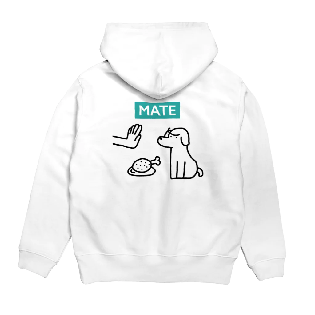 食パンくんSHOPのMATE - DOG Hoodie:back