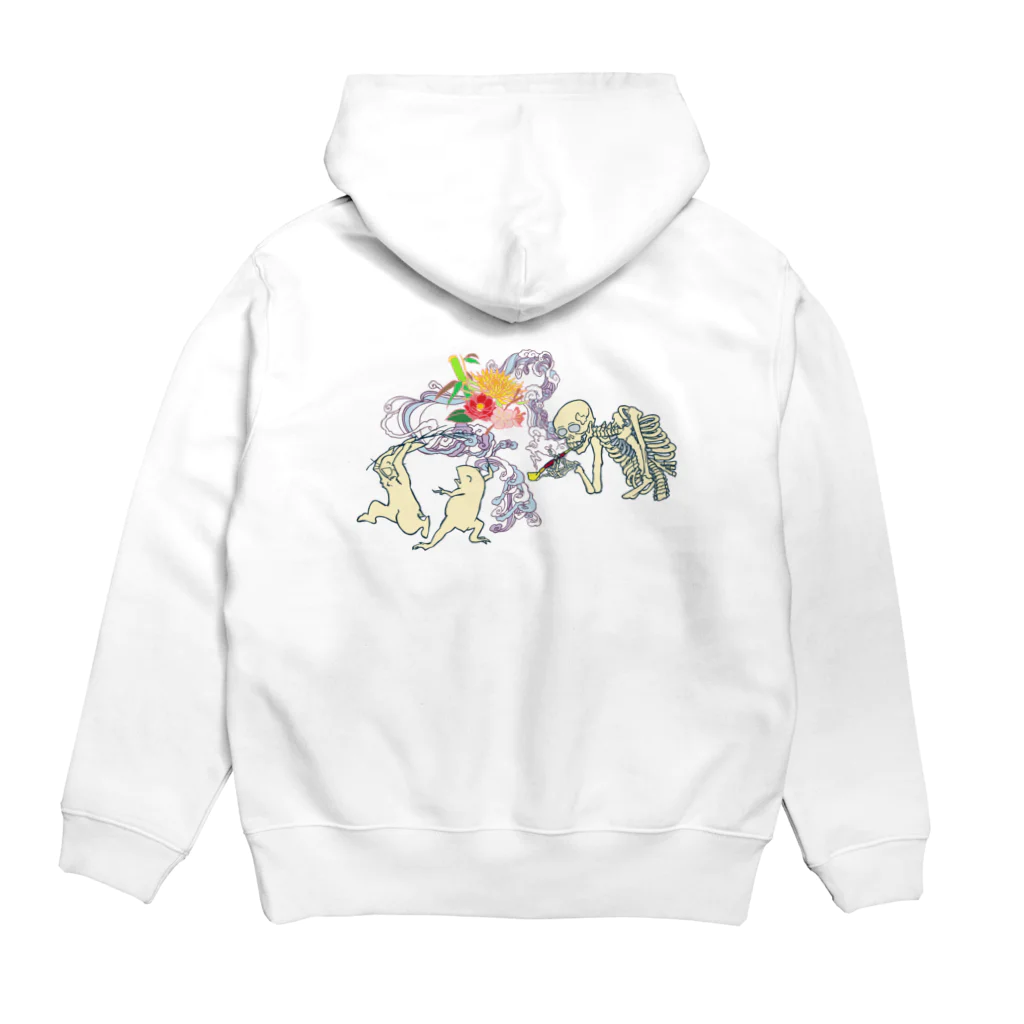 GOODS SHOP【そぞろな小窓】 SUZURI店の[バックプリント]【ソイヤッ‼】 Hoodie:back