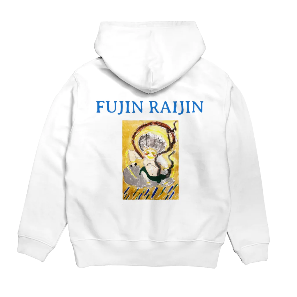 Yr buddy  のFUJIN RAIJIN ⚡️(風神雷神) パーカーの裏面