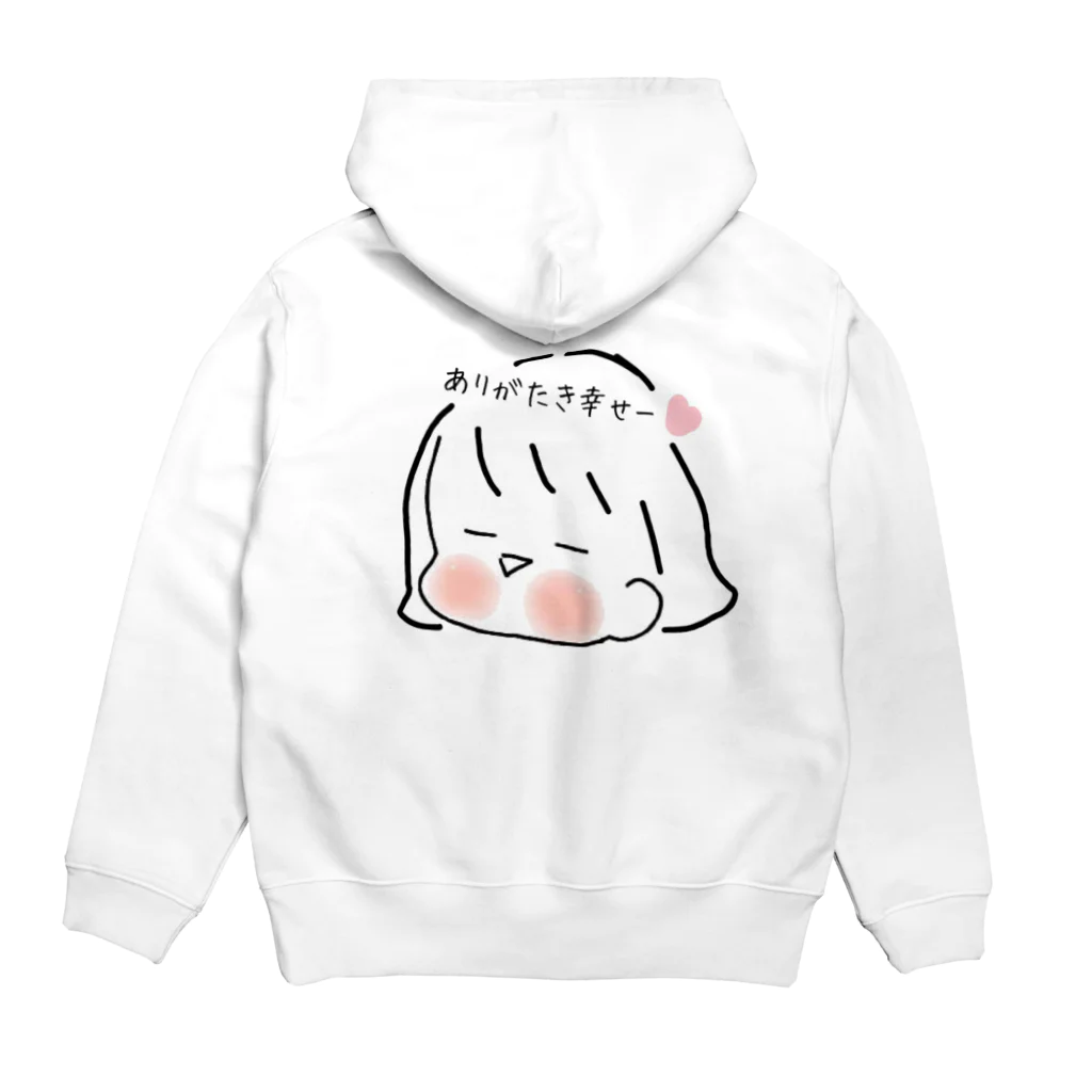 AYAショップのふわふわちゃん Hoodie:back