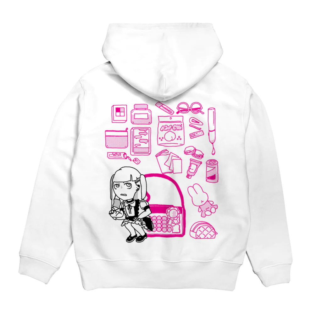 まつだあゆのすずりのあたし♡限界♡KAWAII(バックプリント) Hoodie:back